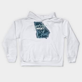 GA went Blue Kids Hoodie